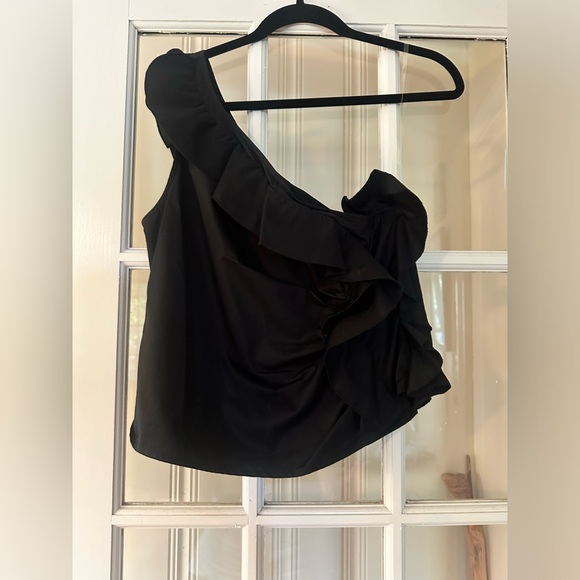 Cynthia Rowley Ruffle Top - Picture 1 of 6